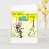 316刑務所の漫画のベルト カード (黄色い花)