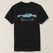 318ライトブルー Tシャツ (デザイン正面)