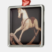 31: 揺り木馬、英語1840年 メタルオーナメント (左)