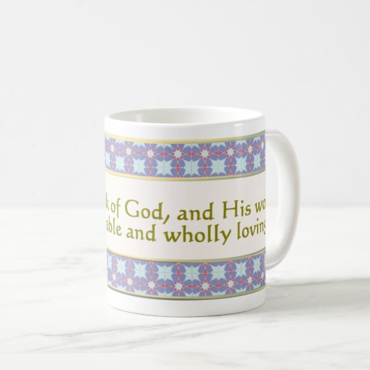 31. 神の奇跡のマグの仕事です コーヒーマグカップ (正面右)