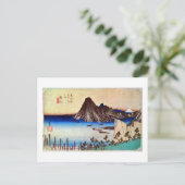 31. 舞坂宿, 広重 ポストカード (スタンド正面)