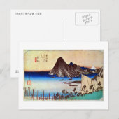 31. 舞坂宿, 広重 ポストカード (正面/裏面)