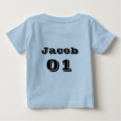 31,536,000秒で0から1に！ ベビーTシャツ (裏面)