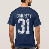 #31 Garrityベルリンの爆撃機のTシャツ Tシャツ (裏面)