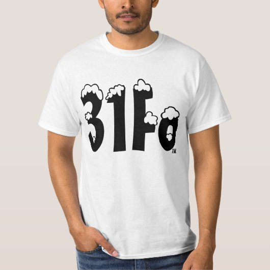 31Fo雪のワイシャツ Tシャツ (正面)