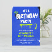 31st birthday invitations Men Graffiti Spray paint 招待状 (スタンド正面)