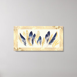 32インチX 16インチの羽の鳥 キャンバスプリント