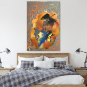 32インチx 48インチ前面 キャンバスプリント (インサイチュ (寝室))