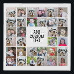 32フォトコラージュモダンスクエアブラック – 白文字 フェイクキャンバスプリント<br><div class="desc">クロップ写真を使最高の用!あなたの家を探して印象的な写真を作るためにあなたの携帯電話やInstagramから四角カスタムい写真をアップロードしなさい。友達やペットの写真を使って、色を変えて自分のデコに合わせる。カラー写真または白黒の写真を使用する – 1つ！カラーを変更するにはクリック、または高度なカスタマイズデザイン領域で色を選択し、カラーピッカーで色を選択する。写真とお気に入りのスナップショットをこのフィルムストリップに追加して、おもしろいメモリキーパーに追加する。写真芸術的共有の最高の写真を表示する方法。</div>