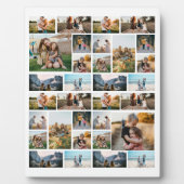 32フォトパーソナライズされたコラージュ フォトプラーク (正面)