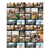 32フォトパーソナライズされたコラージュ フォトプリント            (正面)