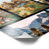 32フォトパーソナライズされたコラージュ フォトプリント            (角)