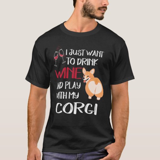 32ワインを飲みたい Tシャツ (正面)