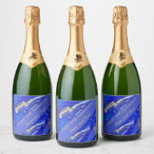 32周年編結婚集(編集可能) スパークリングワインラベル (ボトル)