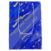 32周年編結婚集（編集可能） ミディアムペーパーバッグ (裏面)