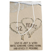 32周年記念ビーチハート中抱き枕 ミディアムペーパーバッグ (正面)