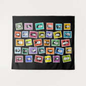 32図式ポートレートもっとも偉大作成 タペストリー (正面(横))