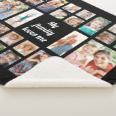 32家族のフォトコラージュを作成する シェルパブランケット (3/4)