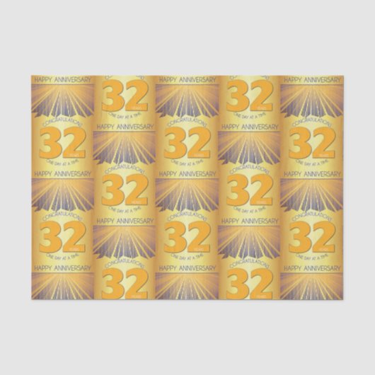 32年 | ゴールデンレイ12ステップ記念ティシュー 薄葉紙 (正面)