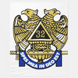 32度メイスンタペストリー フリースブランケット