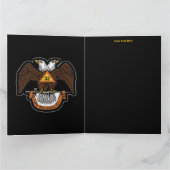 32度メイソンへの挨拶 カード (内部)