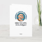 32楽しむ番目の誕生日 カード (裏面)