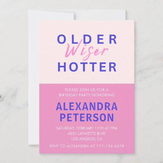 32歳おもしろいの誕生日招待状オールド・ウィザー 招待状 (正面)