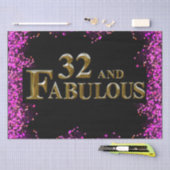 32歳の誕生日 薄葉紙 (クラフト)