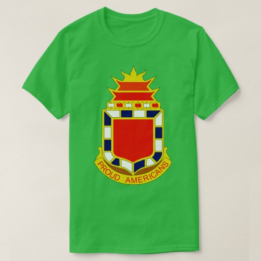 32番目のフィールド砲兵をテキストに変換 Tシャツ (デザイン正面)
