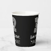 32番目の誕生日:インスパイアアールデコの検索「32」 +名前 紙コップ (左)