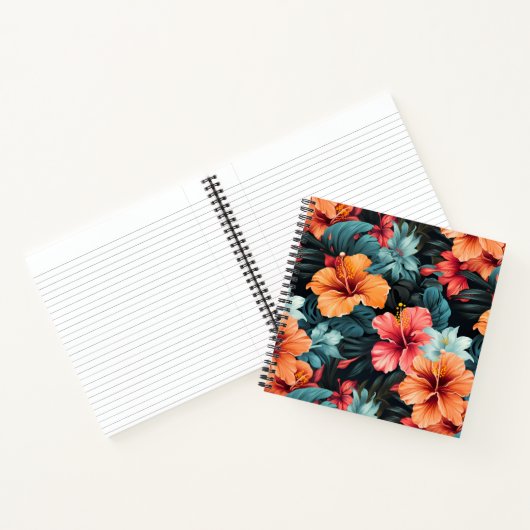 #32花柄 ノートブック (内部)