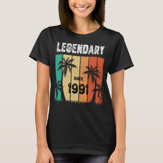 32誕生日1991誕生日男性へと女性 Tシャツ