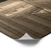 32階での鉄骨工の昼食 ポスター (角)