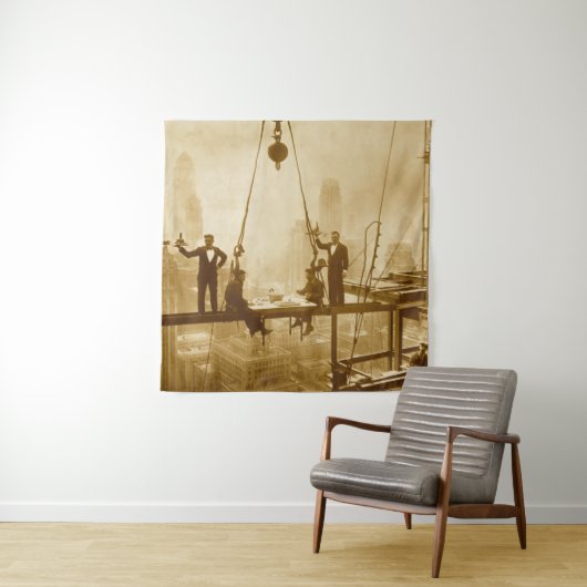 32階のアイアンワーカーランチ タペストリー (インサイチュ)