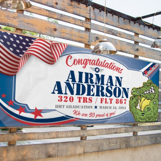 320ゲーター空軍卒業おめでとう 横断幕