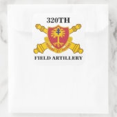 320thフィールド砲兵シール スクエアシール (バッグ)