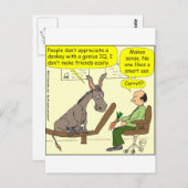 321ダンキーの天才アド頭が切れるル$カラーカルートゥーン ポストカード (正面/裏面)