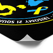 321ワールドダウン症候群認識度男性へ女性ki ポスター (角)