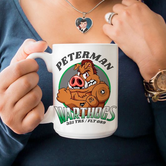 321 Warthogs空軍BMT卒業カスタムギフト コーヒーマグカップ