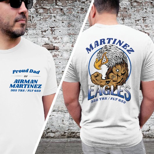 322イーグルエアフォースBMT卒業ライトカラー Tシャツ