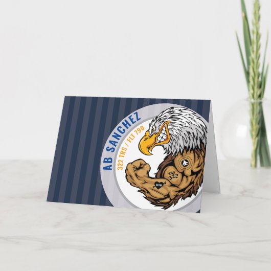 322イーグルエアフォースBMT基本軍隊訓練 カード (正面)