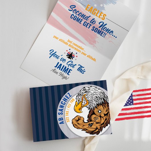 322イーグルエアフォースBMT基本軍隊訓練 カード