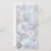 322 blue floral 4 x 8" card (裏面)