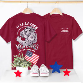 323 Mustangs空軍基本訓練卒業 Tシャツ