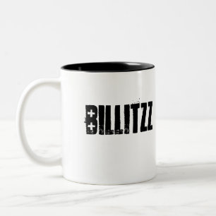 325のmlのツートーンマグ- Bilzyの管--を黒くして下さい ツートーンマグカップ