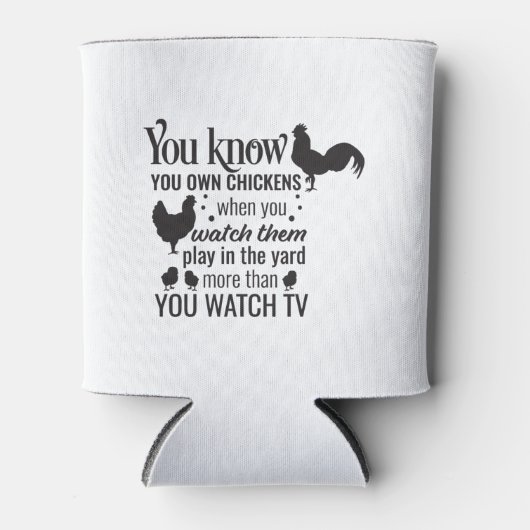 325農家ソンカントリーおもしろいギフトミュージックチキン 缶クーラー (正面)