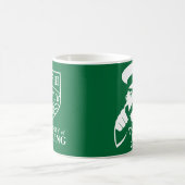 325mlスターリング大学の学生グリーンコーヒーマグ コーヒーマグカップ (中央)