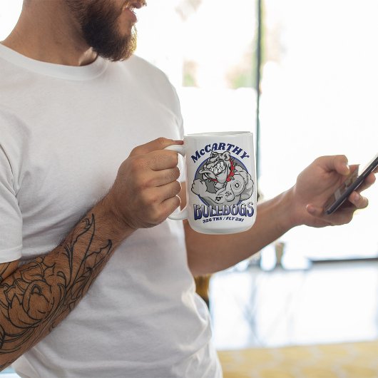 326ブルドッグエアフォースBMT卒業カスタム祝い コーヒーマグカップ