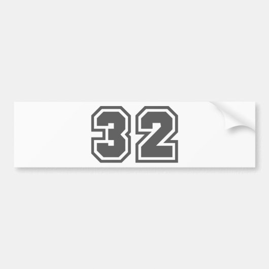 32 バンパーステッカー (正面)