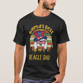 32 世界で一番のビーグルパパ ビーグル Tシャツ